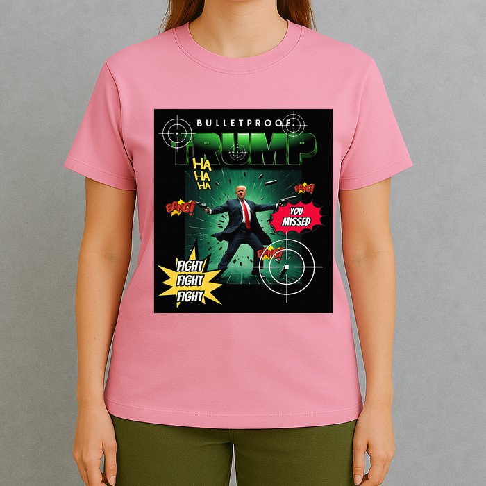 Bullet Proof Trump You Missed Comic Book T-Shirt