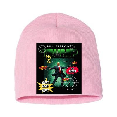 Bullet Proof Trump You Missed Comic Book Short Acrylic Beanie