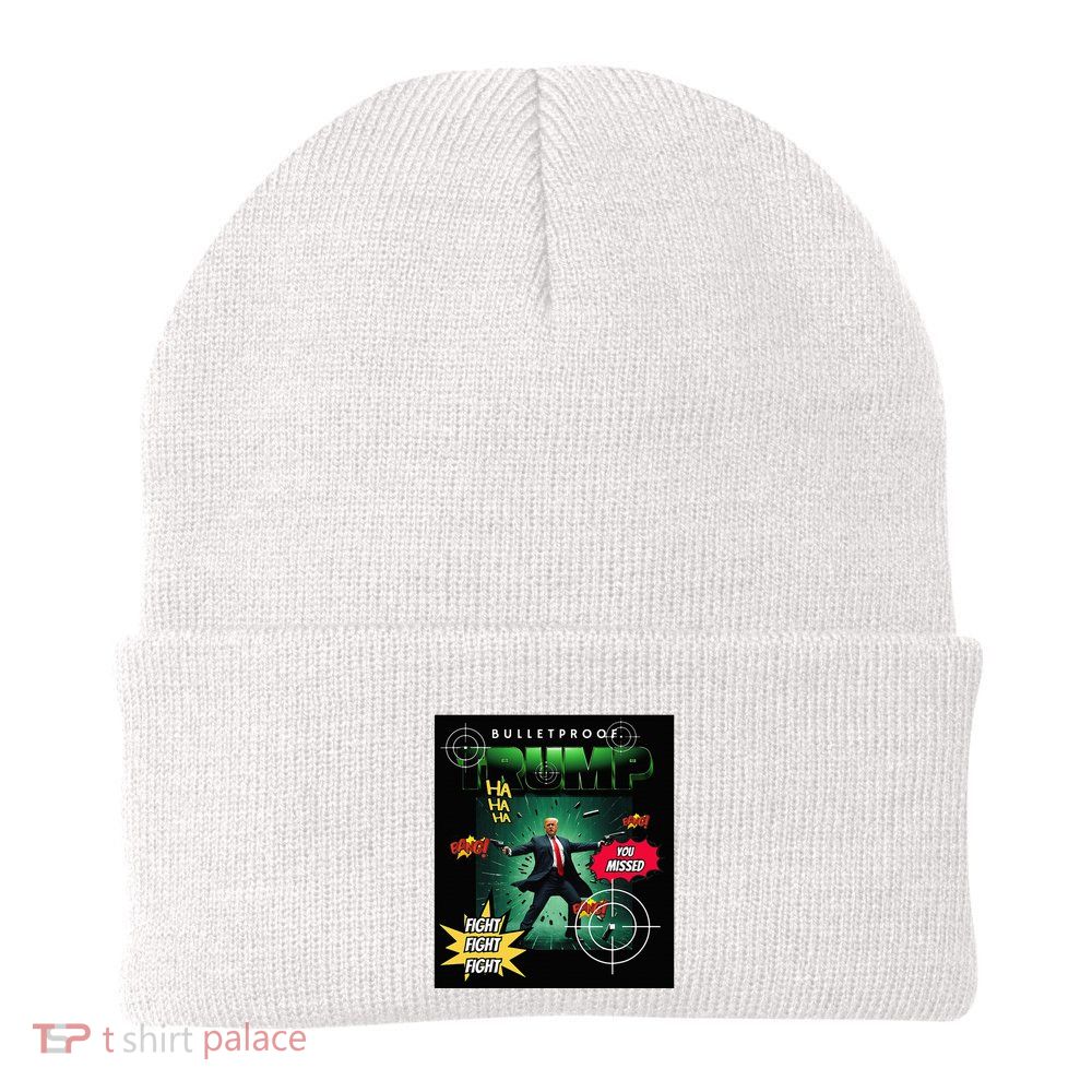 Bullet Proof Trump You Missed Comic Book Beanie