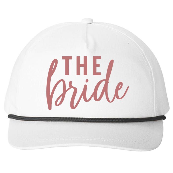 Bachelorette Party The Bride Snapback Five-Panel Rope Hat