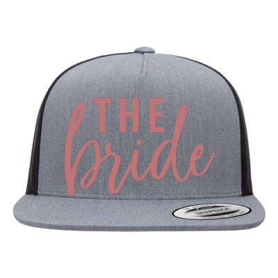 Bachelorette Party The Bride Flat Bill Trucker Hat