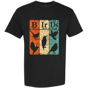 Birds Periodic Table Elements Birdwatching Ornithology Garment-Dyed Heavyweight T-Shirt