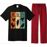 Birds Periodic Table Elements Birdwatching Ornithology Pajama Set