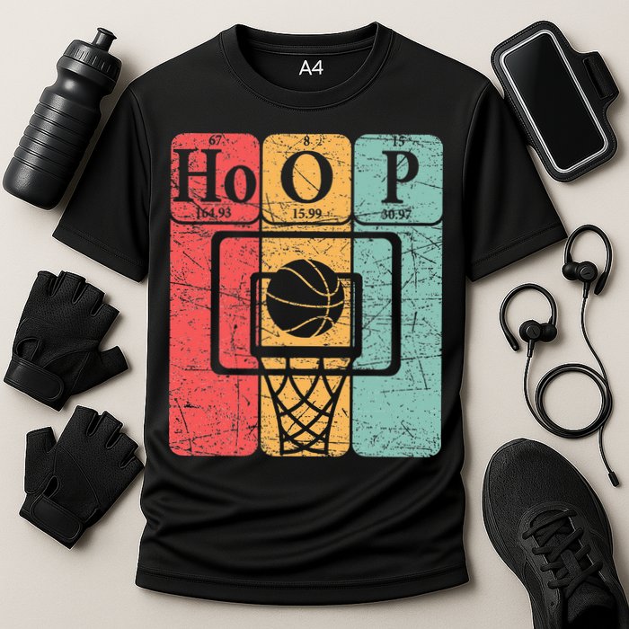 Basketball Periodic Table Elements Science Nerd Basketballer Performance Shirt