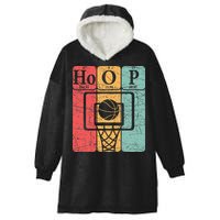 Basketball Periodic Table Elements Science Nerd Basketballer Hooded Wearable Blanket