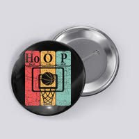 Basketball Periodic Table Elements Science Nerd Basketballer Button