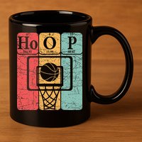 Basketball Periodic Table Elements Science Nerd Basketballer 11oz C Handle Ceramic Mug