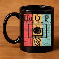 Basketball Periodic Table Elements Science Nerd Basketballer 11oz C Handle Ceramic Mug