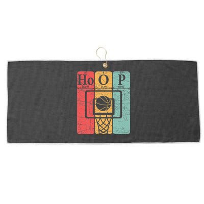 Basketball Periodic Table Elements Science Nerd Basketballer Large Microfiber Waffle Golf Towel