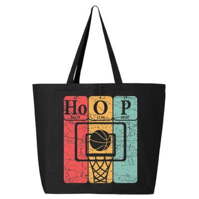 Basketball Periodic Table Elements Science Nerd Basketballer 25L Jumbo Tote