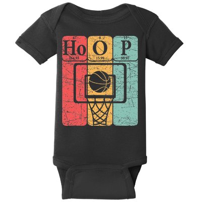 Basketball Periodic Table Elements Science Nerd Basketballer Baby Bodysuit