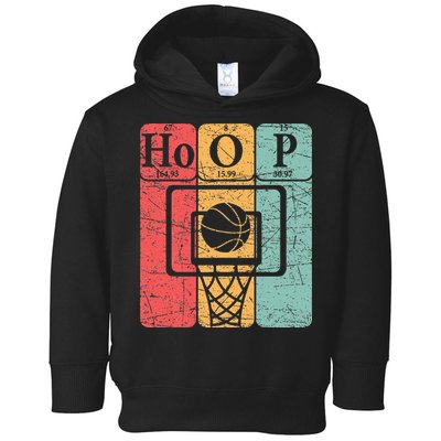 Basketball Periodic Table Elements Science Nerd Basketballer Toddler Hoodie