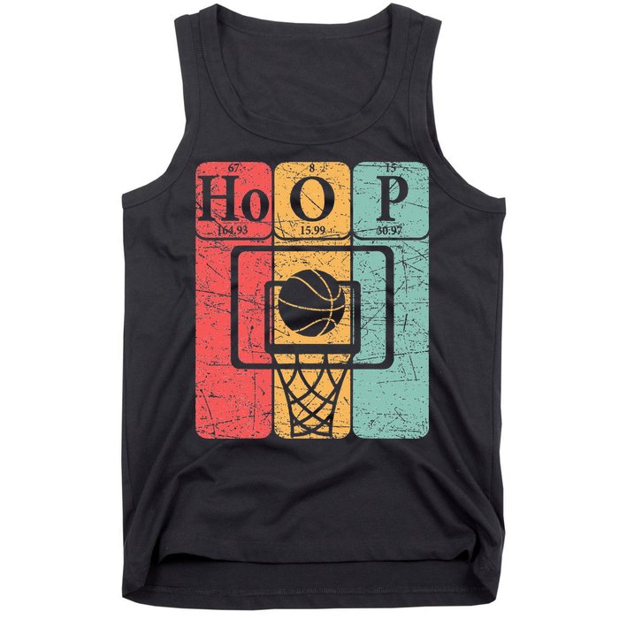 Basketball Periodic Table Elements Science Nerd Basketballer Tank Top