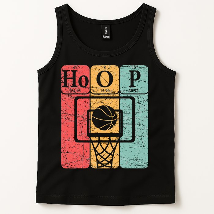Basketball Periodic Table Elements Science Nerd Basketballer Tank Top