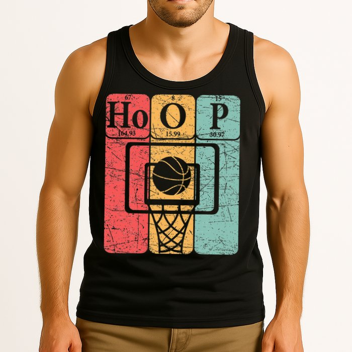 Basketball Periodic Table Elements Science Nerd Basketballer Tank Top