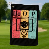 Basketball Periodic Table Elements Science Nerd Basketballer Golf Towel