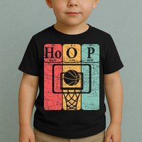 Basketball Periodic Table Elements Science Nerd Basketballer Toddler T-Shirt