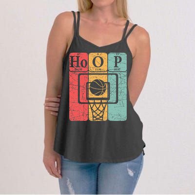 Basketball Periodic Table Elements Science Nerd Basketballer Women's Strappy Tank