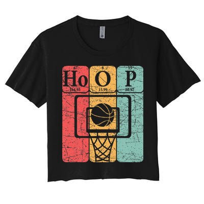 Basketball Periodic Table Elements Science Nerd Basketballer Crop Top