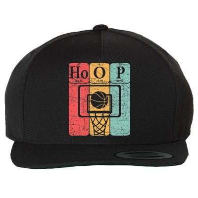 Basketball Periodic Table Elements Science Nerd Basketballer Wool Snapback Cap