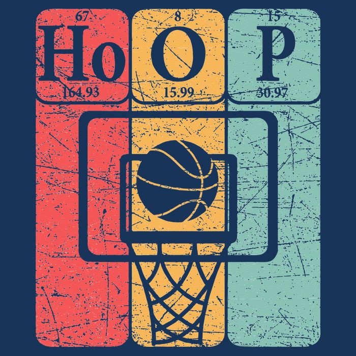Basketball Periodic Table Elements Science Nerd Basketballer Infant Baby Jersey Bodysuit