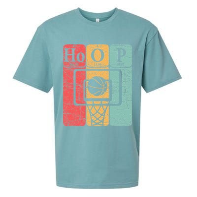 Basketball Periodic Table Elements Science Nerd Basketballer Sueded Cloud Jersey T-Shirt
