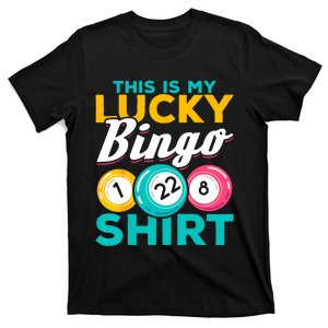 Bingo Player This Is My Lucky Bingo Funny Bingo T-Shirt