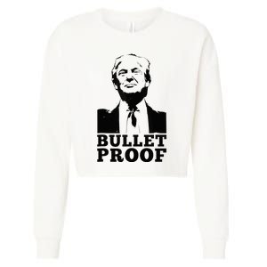 Bullet Proof Trump President Bullet Proof Trump Cropped Pullover Crew