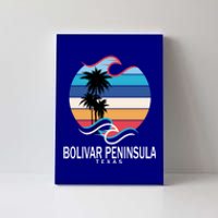 Bolivar Peninsula Texas Beach Surfing Gift Canvas