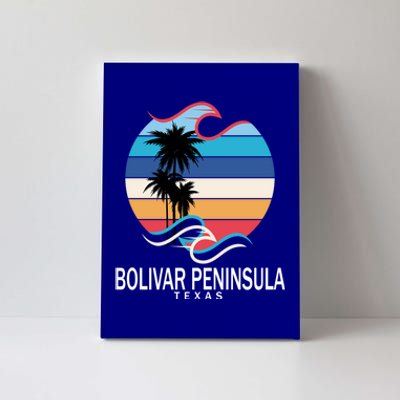 Bolivar Peninsula Texas Beach Surfing Gift Canvas