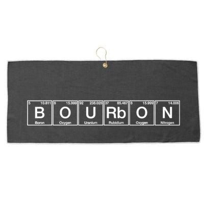 Bourbon Periodic Table Of Elements Large Microfiber Waffle Golf Towel