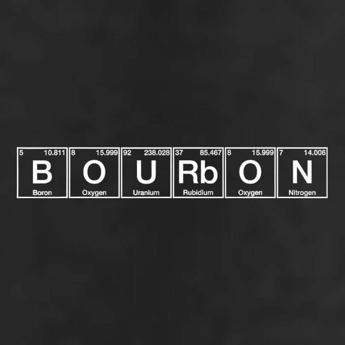 Bourbon Periodic Table Of Elements Golf Towel