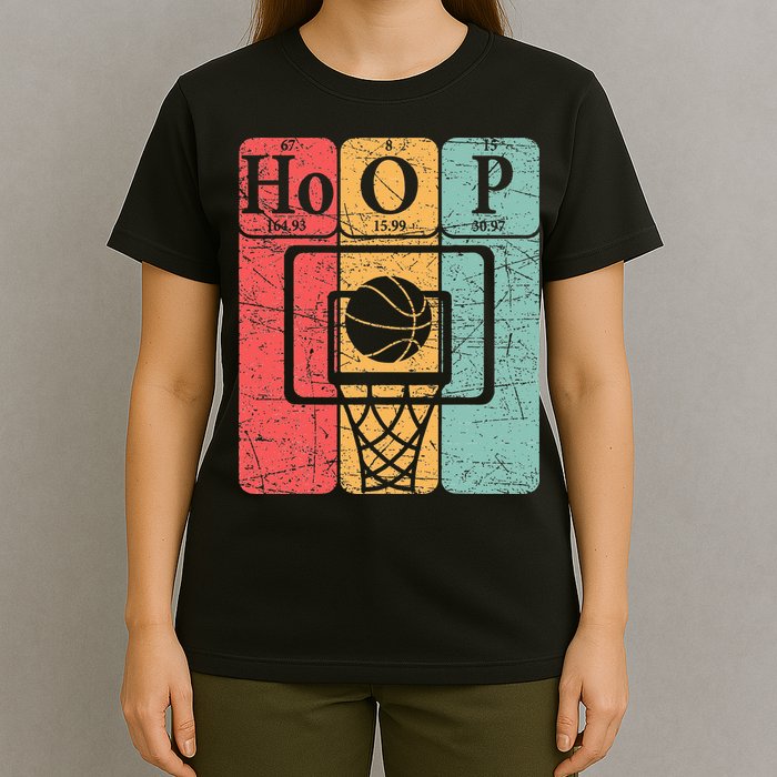 Basketball Periodic Table Elements Science Nerd Basketballer T-Shirt
