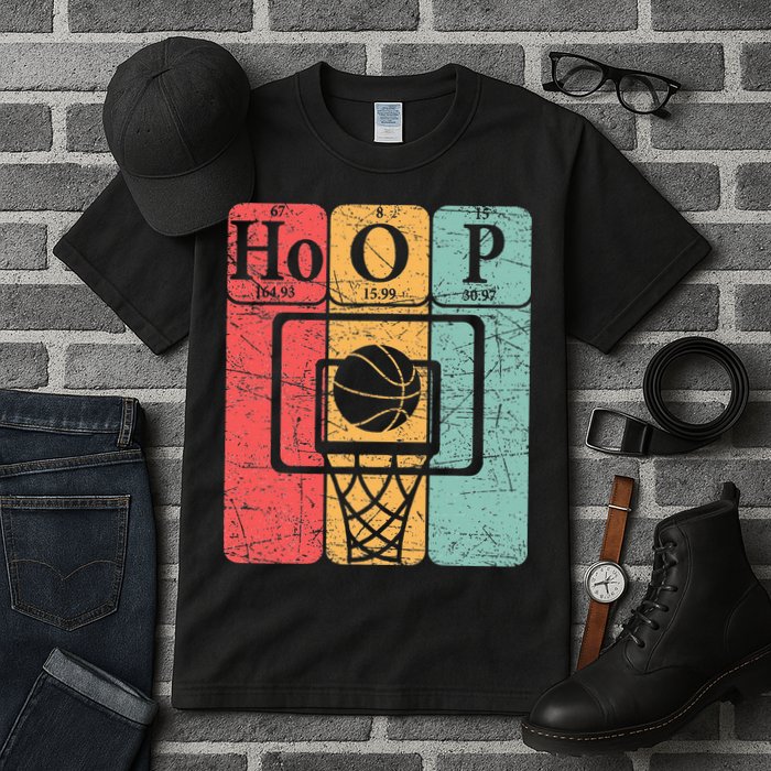 Basketball Periodic Table Elements Science Nerd Basketballer Tall T-Shirt