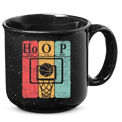 Basketball Periodic Table Elements Science Nerd Basketballer 15oz Campfire Ceramic Mug