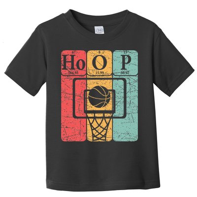 Basketball Periodic Table Elements Science Nerd Basketballer Toddler T-Shirt