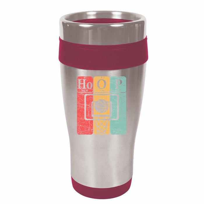 Basketball Periodic Table Elements Science Nerd Basketballer 16oz Travel Tumbler