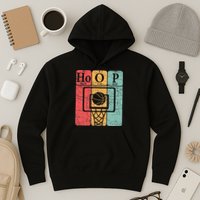 Basketball Periodic Table Elements Science Nerd Basketballer Hoodie