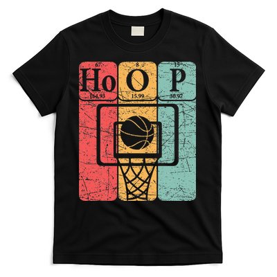Basketball Periodic Table Elements Science Nerd Basketballer T-Shirt
