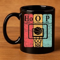 Basketball Periodic Table Elements Science Nerd Basketballer 11oz C Handle Ceramic Mug