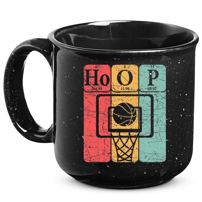 Basketball Periodic Table Elements Science Nerd Basketballer 15oz Campfire Ceramic Mug