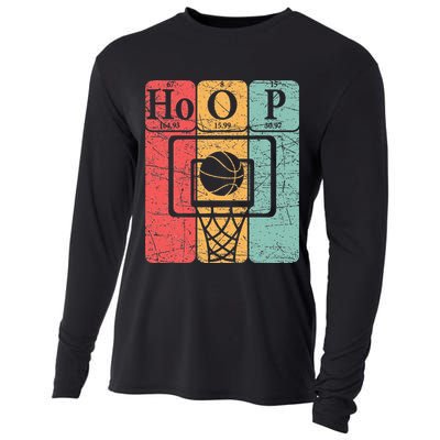 Basketball Periodic Table Elements Science Nerd Basketballer Cooling Performance Long Sleeve Crew