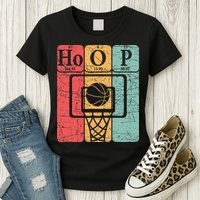 Basketball Periodic Table Elements Science Nerd Basketballer Womens T-Shirt