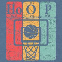 Basketball Periodic Table Elements Science Nerd Basketballer Garment-Dyed Sweatshirt