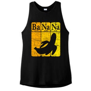 Banana Periodic Table Elements Banana Lover Fruit Nerd Ladies PosiCharge Tri-Blend Wicking Tank