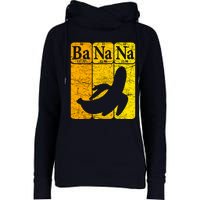 Banana Periodic Table Elements Banana Lover Fruit Nerd Womens Funnel Neck Pullover Hood