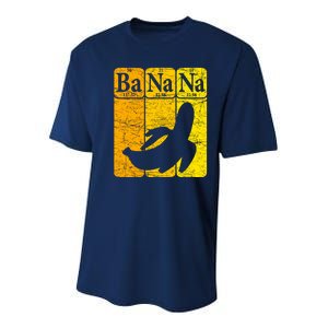 Banana Periodic Table Elements Banana Lover Fruit Nerd Youth Performance Sprint T-Shirt