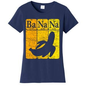 Banana Periodic Table Elements Banana Lover Fruit Nerd Women's T-Shirt