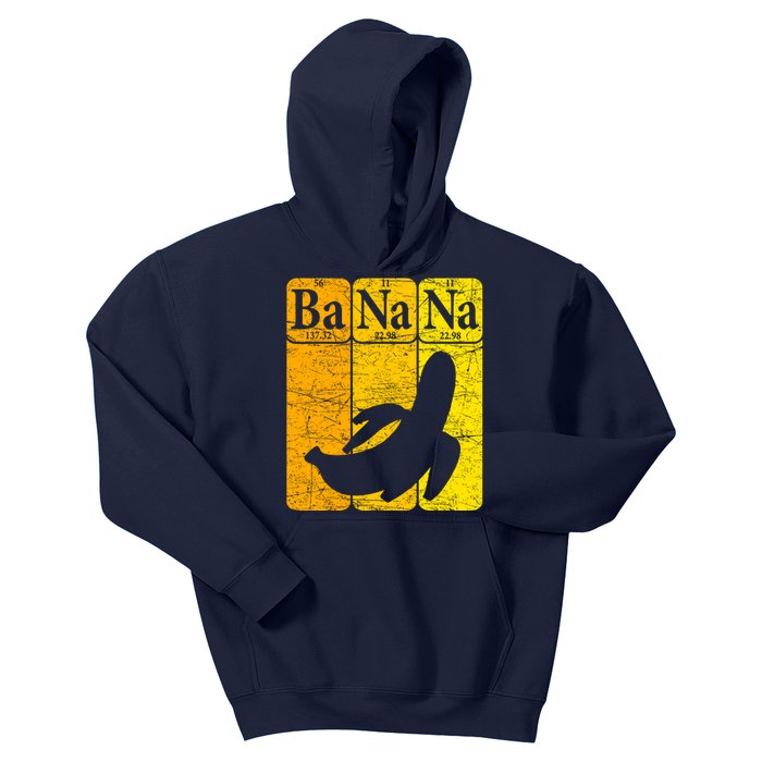 Banana Periodic Table Elements Banana Lover Fruit Nerd Kids Hoodie