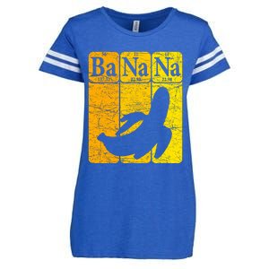 Banana Periodic Table Elements Banana Lover Fruit Nerd Enza Ladies Jersey Football T-Shirt